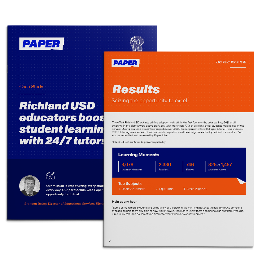 Cover and Page Thumbnail of Case Study - Richland SD